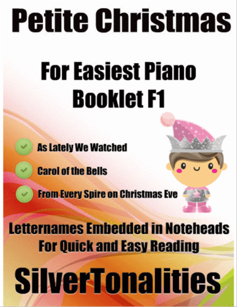 Petite Christmas for Easiest Piano Booklet F1 Easy Piano scores gallery preview page 1