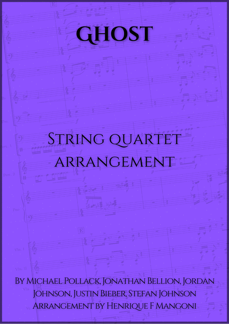 Ghost Ghost String Quartet scores gallery preview page 1
