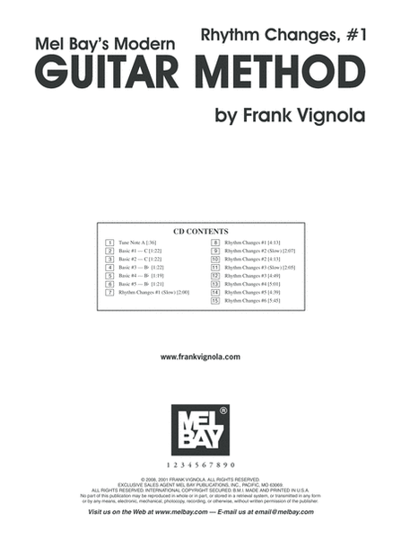 Modern Guitar Method Rhythm Changes, #1 image number null