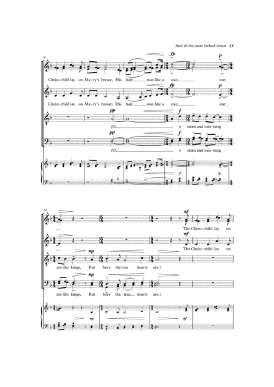 The Ivy and the Holly 4-Part scores gallery preview page 5