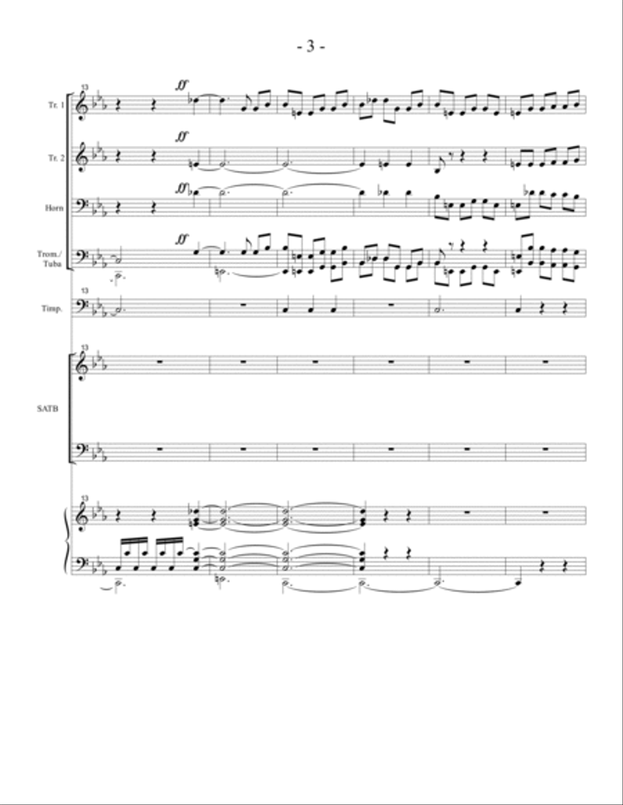 Christ Is Made the Firm Foundation 4-Part scores gallery preview page 3