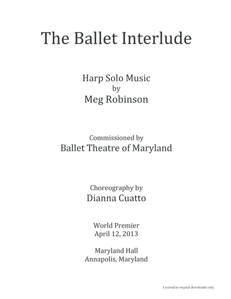 The Ballet Interlude