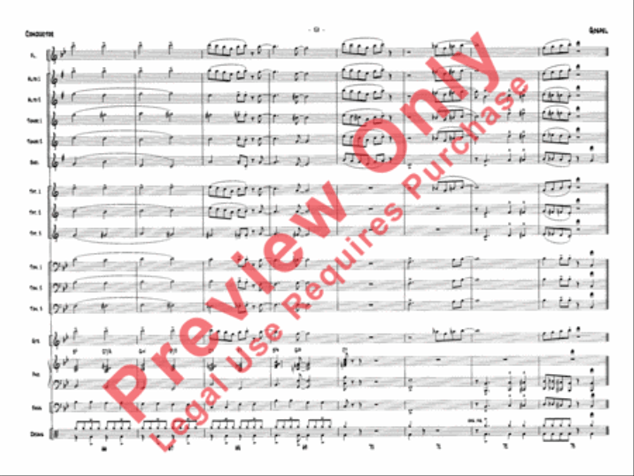 Gospel Jazz Ensemble scores gallery preview page 12