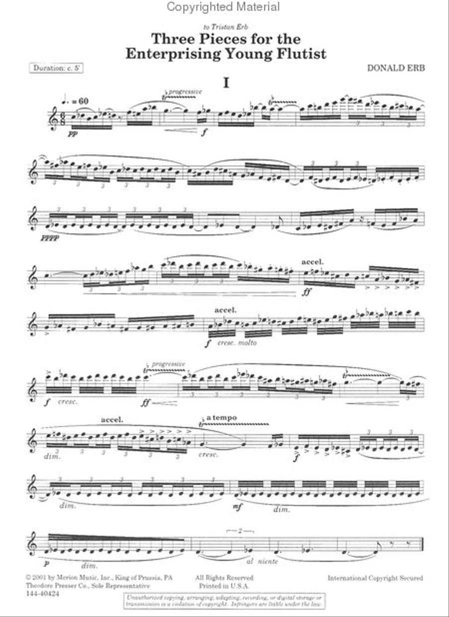 Three Pieces Chamber Music scores gallery preview page 2