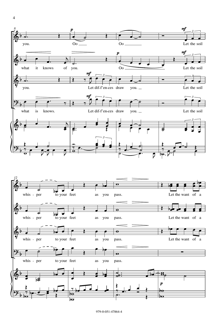 As You Set Out 4-Part scores gallery preview page 2