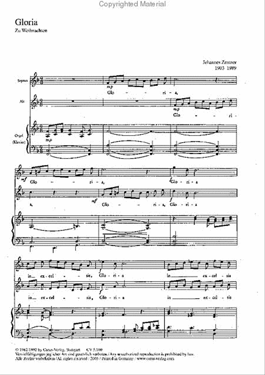 Glory now give to God in heaven SA scores gallery preview page 2