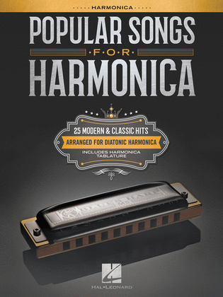 Book cover for Popular Songs for Harmonica