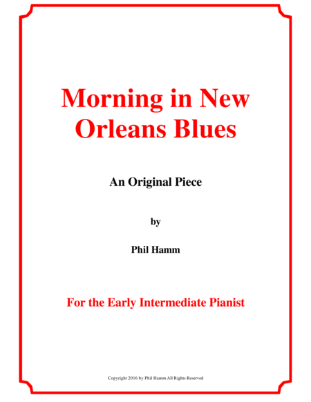 Morning in New Orleans Blues image number null