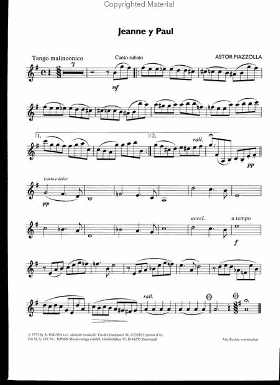 Jeanne y Paul Jeanne y Paul Piano scores gallery preview page 2