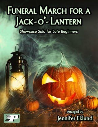 Book cover for Funeral March for a Jack-o-Lantern (Easy Piano Solo)