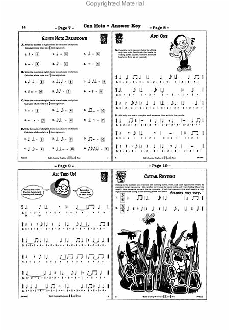 Theory Gymnastics: Con Moto Teacher Guide Piano Method scores gallery preview page 2