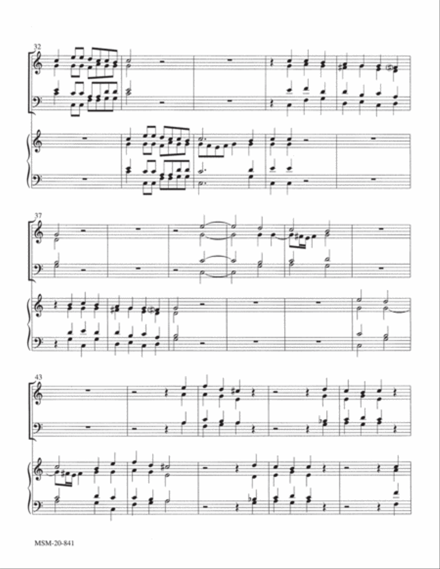 Lord, Let Your Angels Shelter Me Organ scores gallery preview page 3