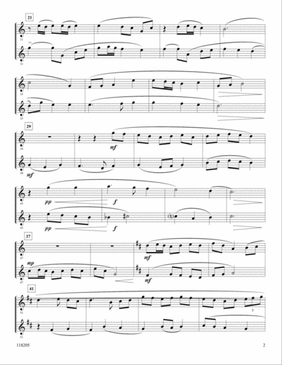 Our Great Saviour Our Great Saviour Clarinet Duet scores gallery preview page 2