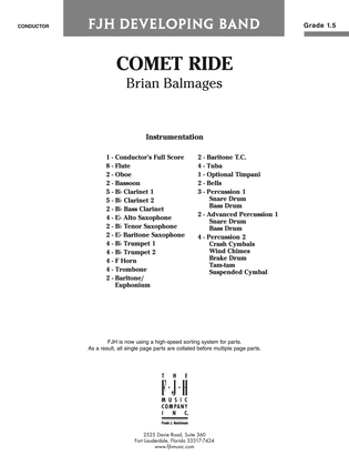 Comet Ride: Score