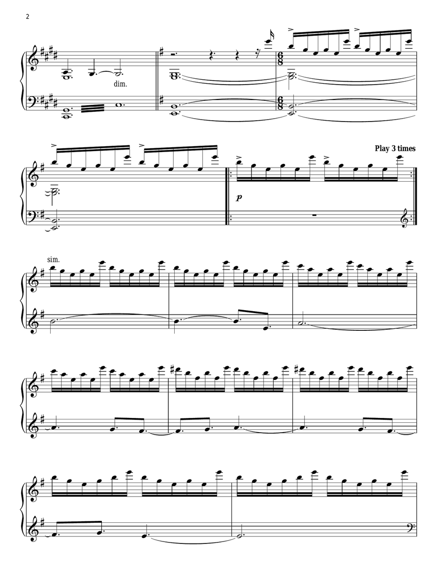 Nothing Is Impossible Piano Solo scores gallery preview page 2