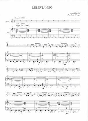 Libertango - Violin & Piano - Arr. Rafael Dengra