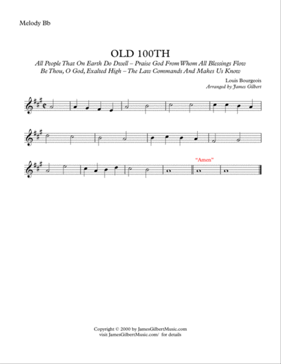 OLD 100TH Small Ensemble scores gallery preview page 5