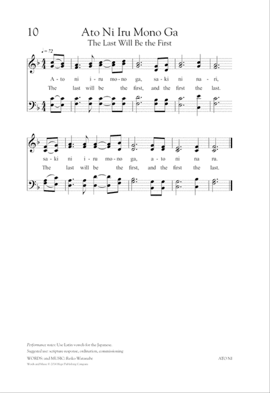 At Your Altars Choir scores gallery preview page 20