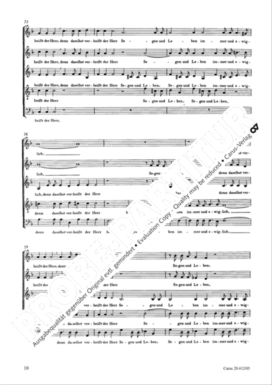See what delight and joy it is (Siehe, wie fein und lieblich ist's) SSATB scores gallery preview page 11