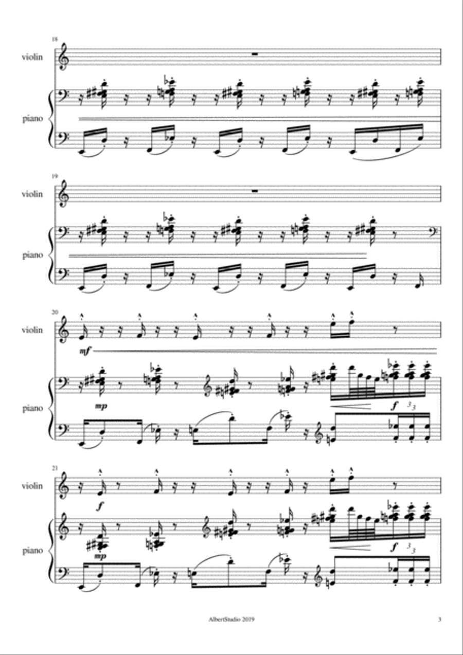 Storm Storm Violin Solo scores gallery preview page 3