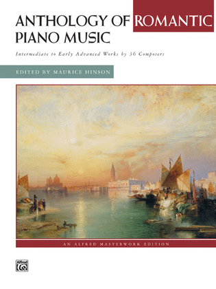 Book cover for Anthology of Romantic Piano Music