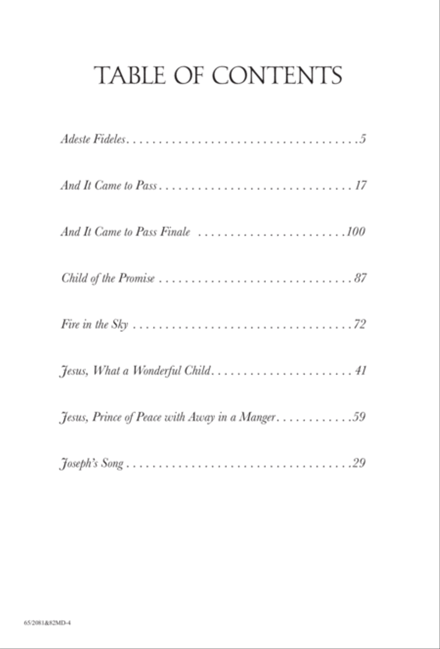 And It Came to Pass, Emmanuel 4-Part scores gallery preview page 3