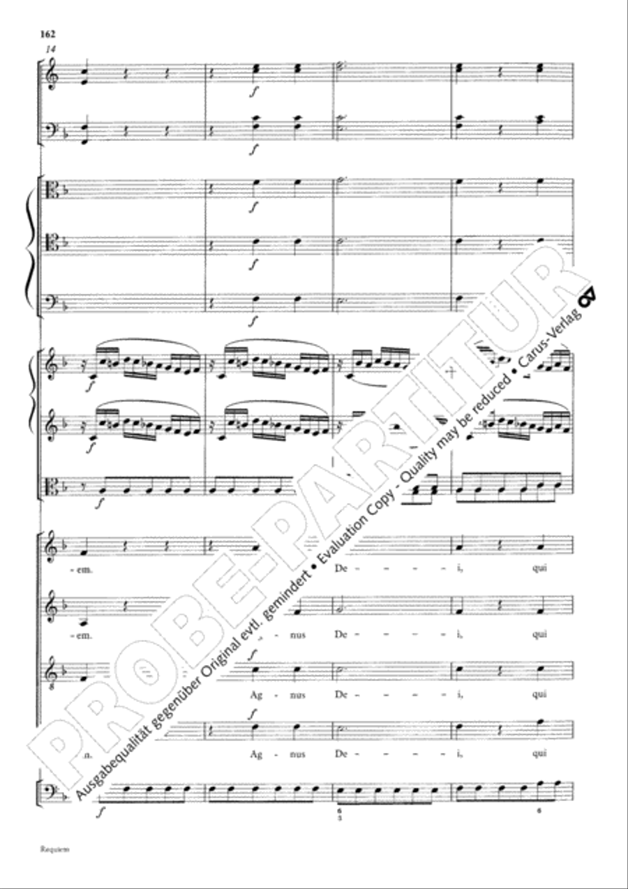 Requiem Requiem 4-Part scores gallery preview page 169