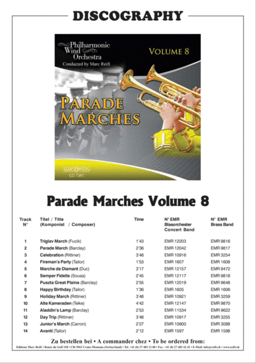 Semper Fidelis Concert Band scores gallery preview page 2