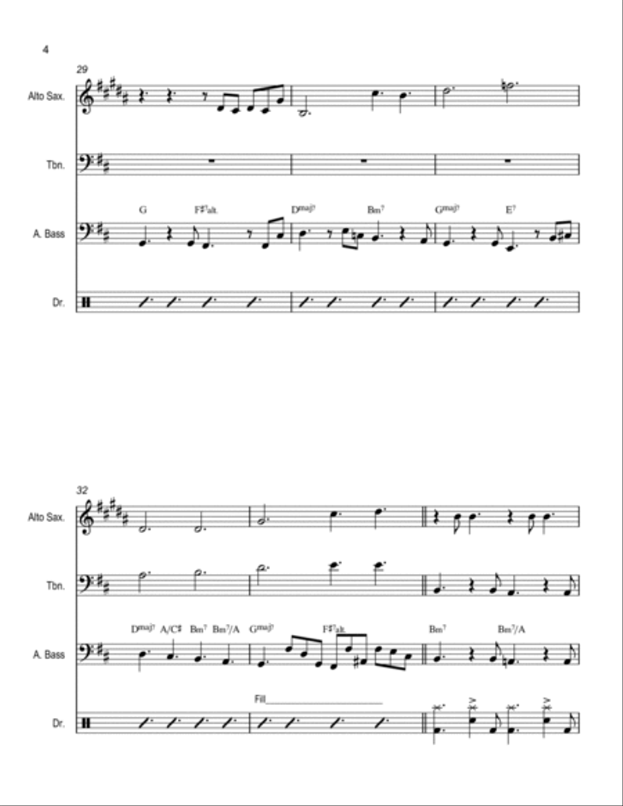 Feeling Good Small Ensemble scores gallery preview page 4