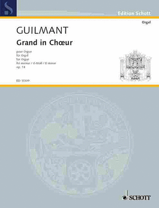 Book cover for Grand Choeur in D, Op. 18