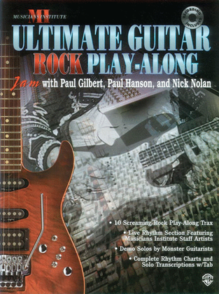 Book cover for Ultimate Play-Along Guitar Trax Rock