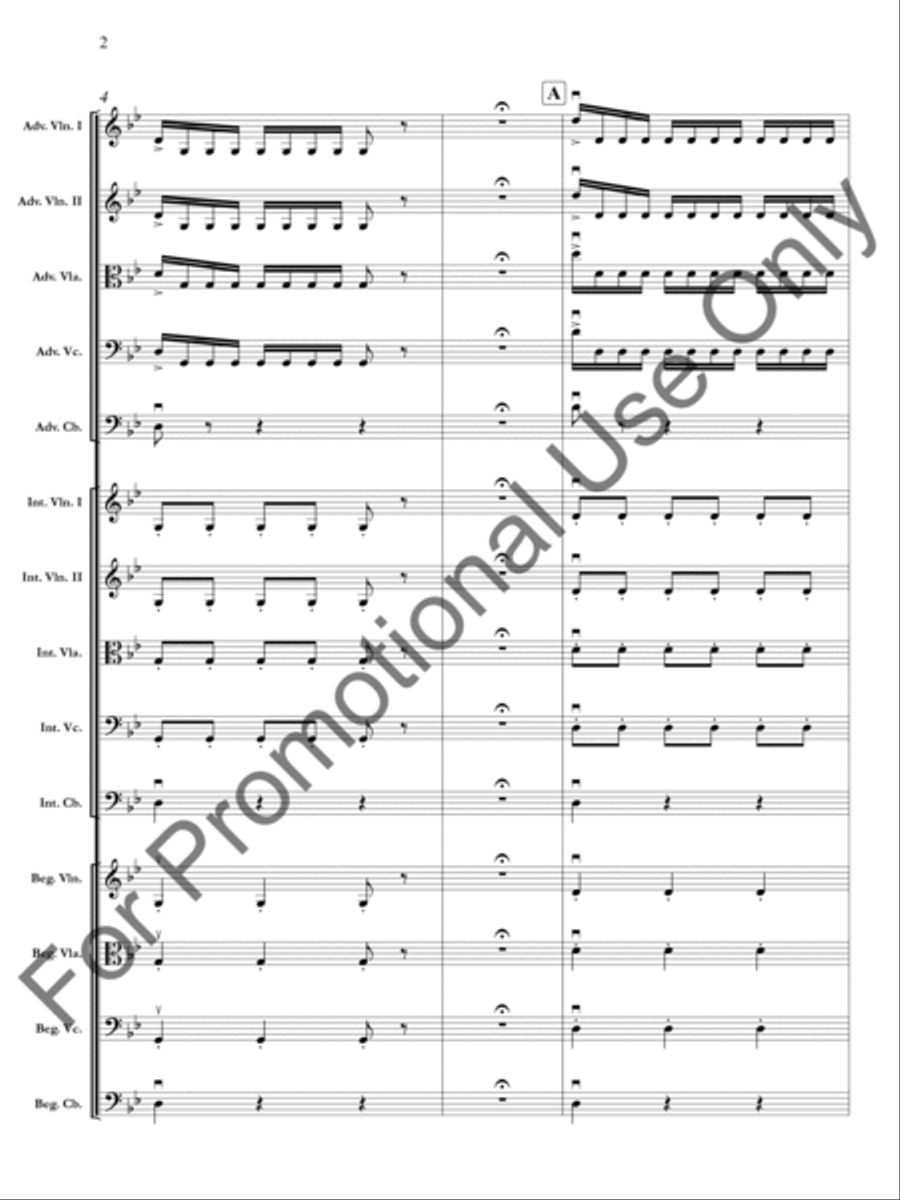 The Four Seasons: Summer: Presto, 3rd movement Orchestra scores gallery preview page 3
