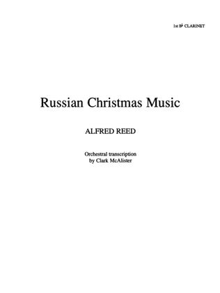 Book cover for Russian Christmas Music: 1st B-flat Clarinet
