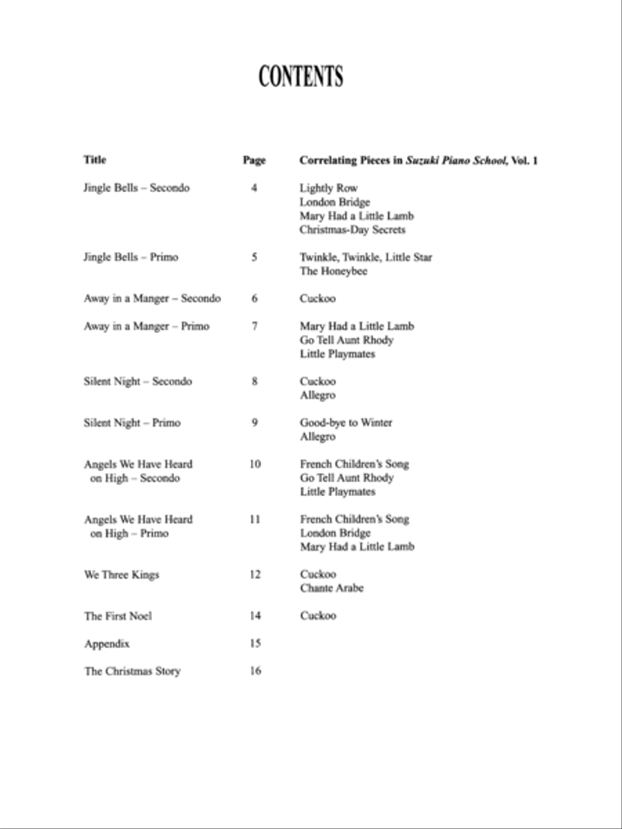 Beginning Christmas Favorites Easy Piano scores gallery preview page 8