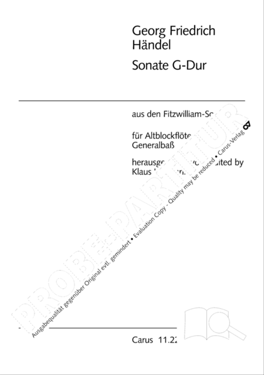 Fitzwilliam-Sonaten Fitzwilliam-Sonaten Recorder scores gallery preview page 2