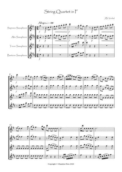 String Quartet in F. image number null