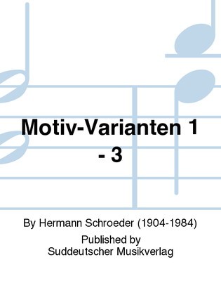 Book cover for Motiv-Varianten 1 - 3