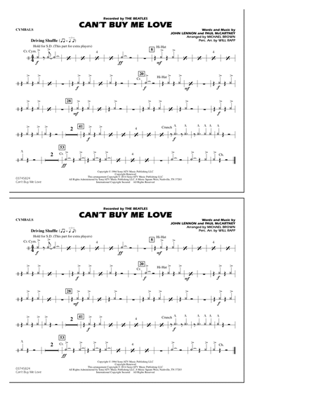 Can't Buy Me Love - Cymbals