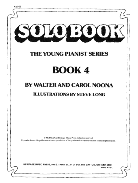 Young Pianist Solo Book 4
