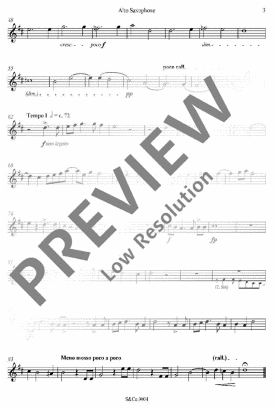 Fantazia 6 Fantazia 6 Saxophone Quartet scores gallery preview page 11