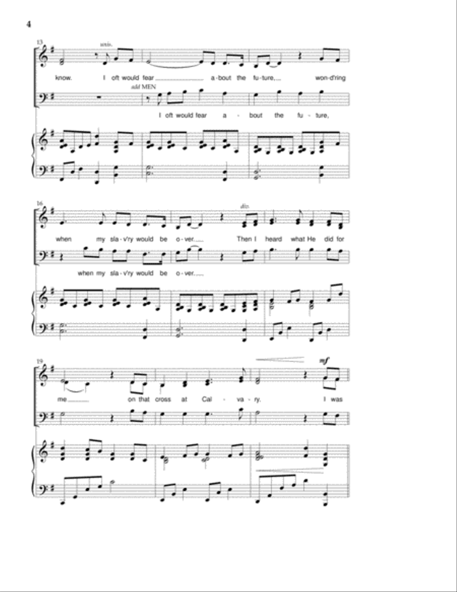 Bought With A Price 4-Part scores gallery preview page 3
