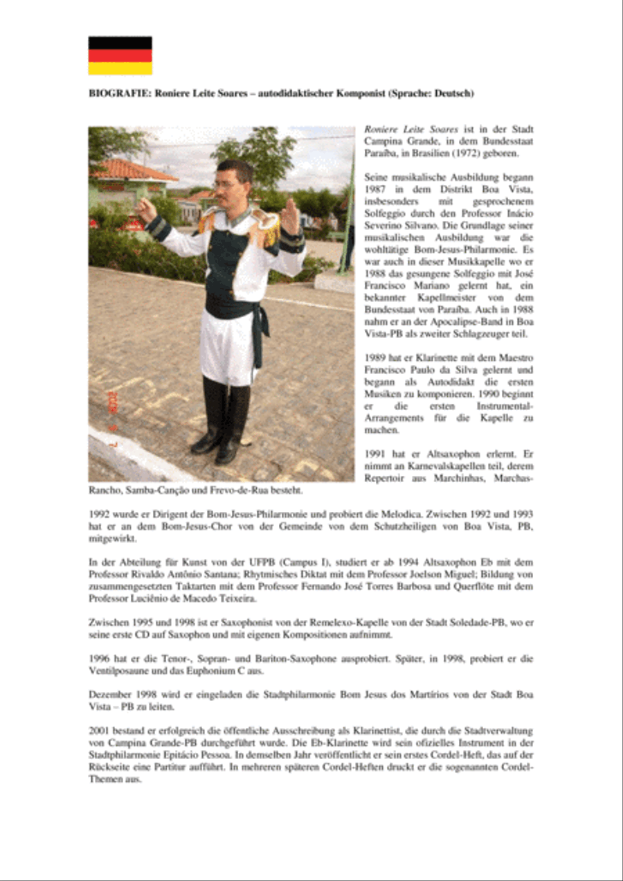 Urbano Medeiros (dobrado): arranjo para banda-de-música Marching Band scores gallery preview page 2