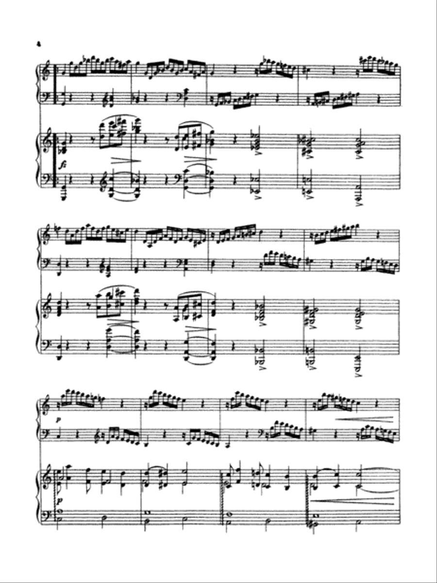 Mozart: Sonata in C Major, K. 545 (Arr. Edvard Grieg) Piano Duet scores gallery preview page 4