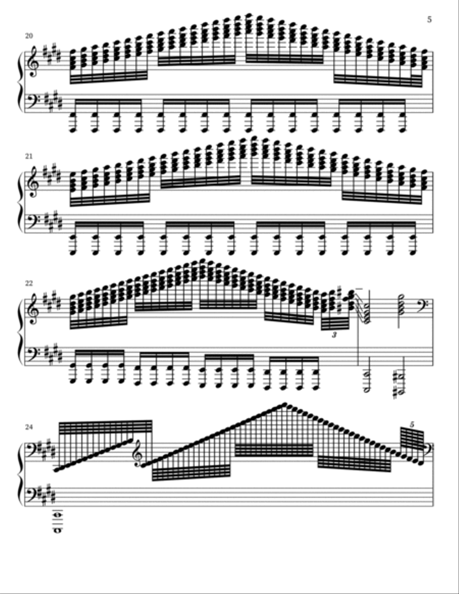 pov. you decide to play freestyle but... Piano scores gallery preview page 5