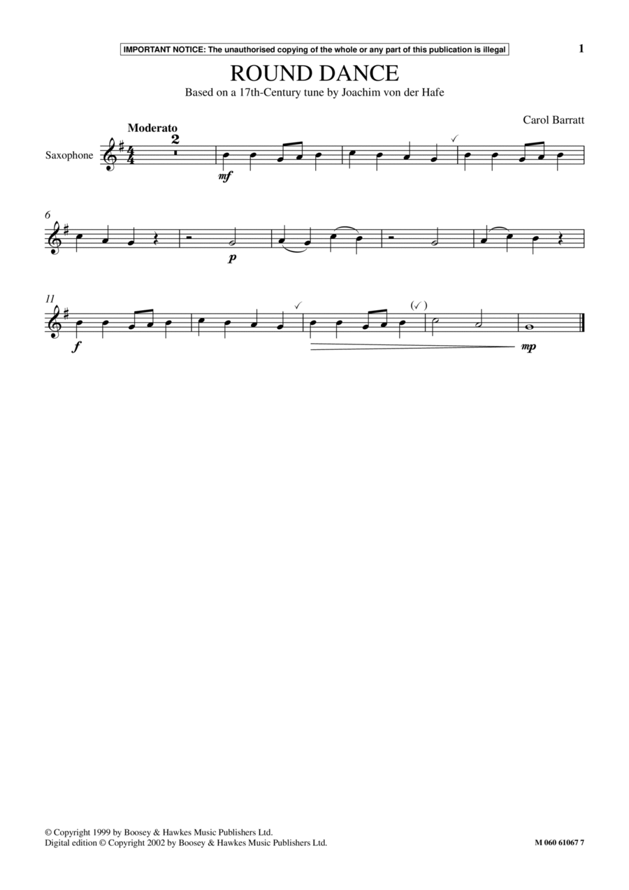 Round Dance Round Dance School and Community scores gallery preview page 1