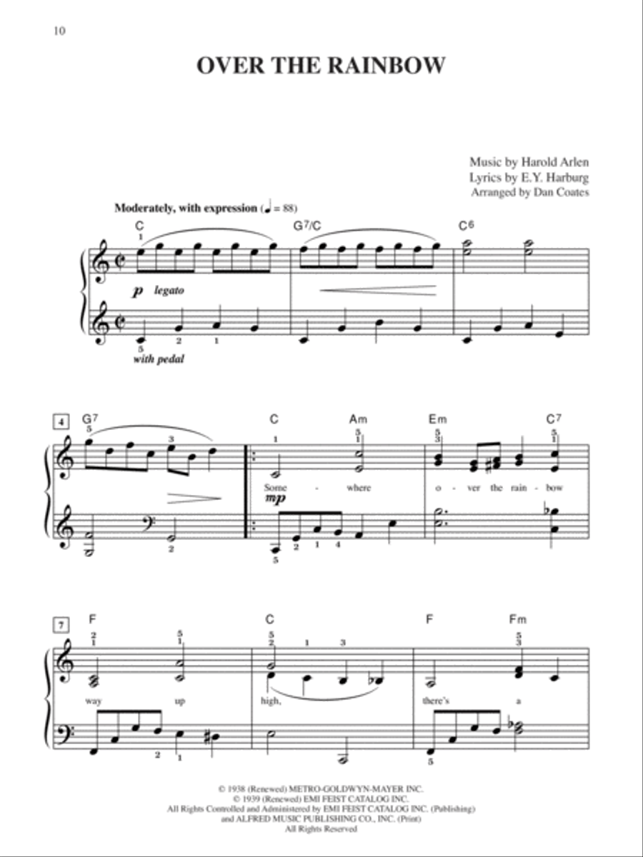 The Wizard of Oz -- Selections from Andrew Lloyd Webber's New Stage Production Easy Piano scores gallery preview page 2