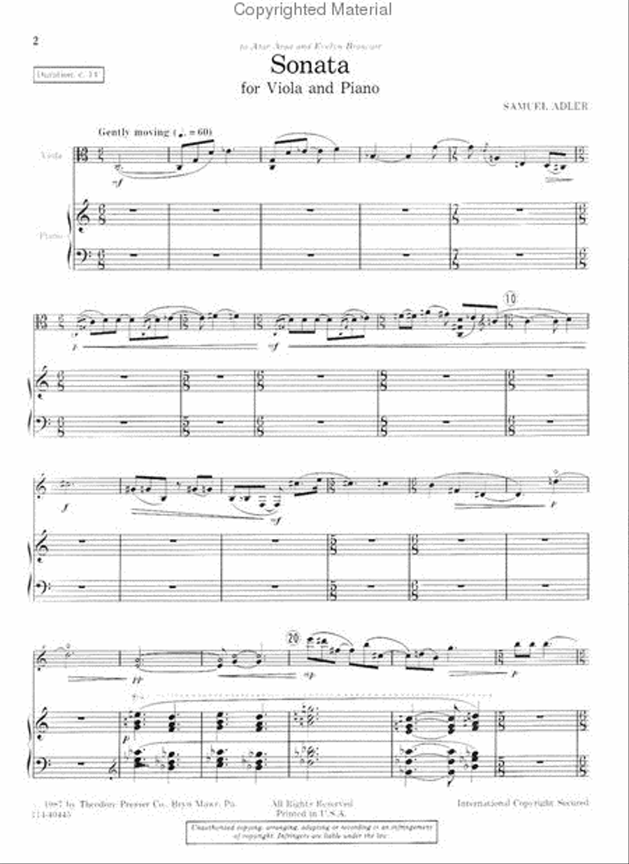 Sonata Chamber Music scores gallery preview page 2