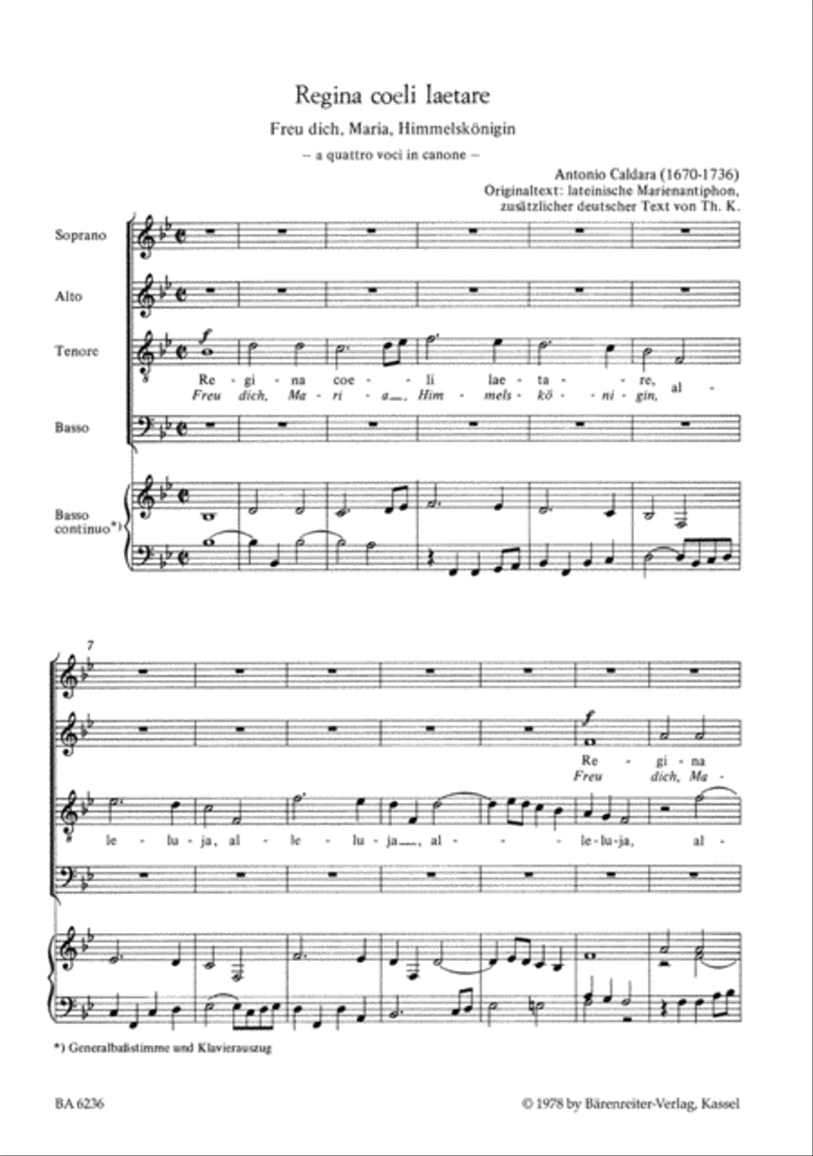 Regina coeli laetare Regina coeli laetare 4-Part scores gallery preview page 2