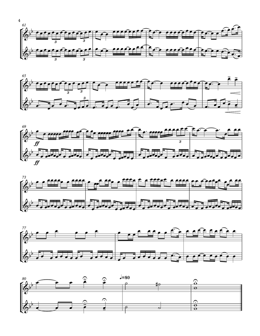 Despacito String Duet scores gallery preview page 4