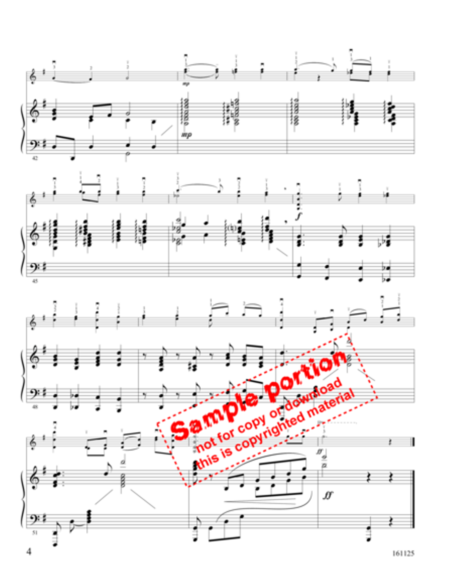 Beneath The Cross/Jesus, I My Cross Have Taken Violin Solo scores gallery preview page 4